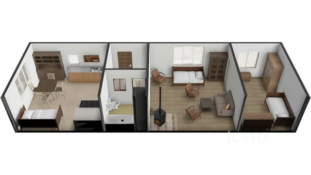 Prodej rodinného domu 64 m² s pozemkem 4501 m²