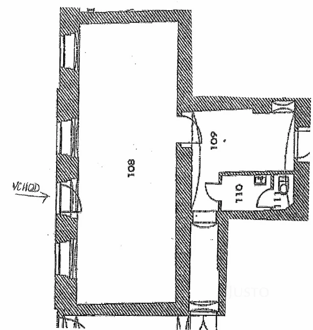 Pronájem obchodních prostor 60 m², Písek - Bakaláře