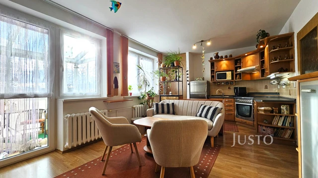 Pronájem 2+kk 46 m² + lodžie + balkón, Písek - Zátavské nábřeží