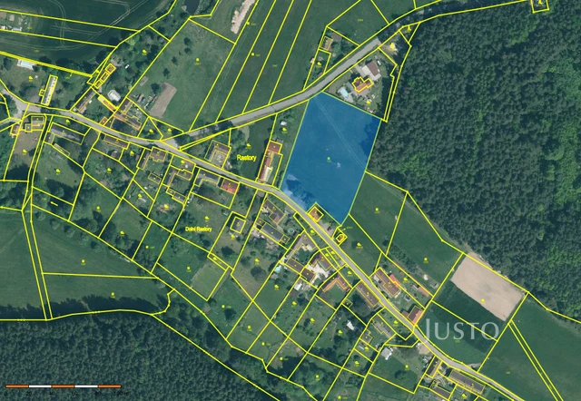 Prodej pozemku 800 m², Rastory