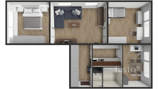 Prodej 3+1, 64 m², Písek - Na Stínadlech