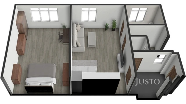 Prodej 2+kk, 59 m², Písek - Kollárova