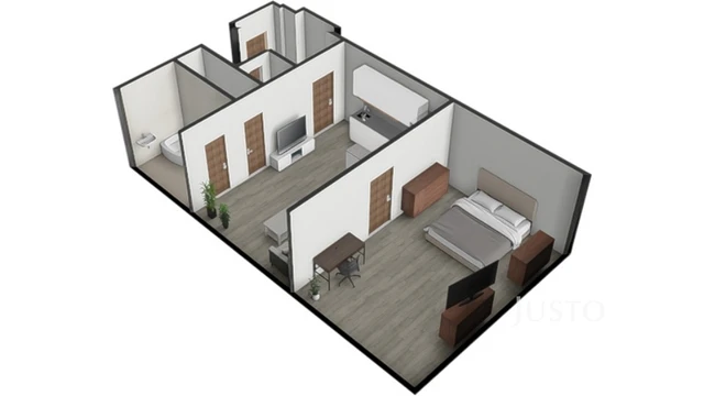 Prodej 2+kk, 59 m², Písek - Kollárova