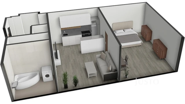 Prodej 2+kk, 59 m², Písek - Kollárova