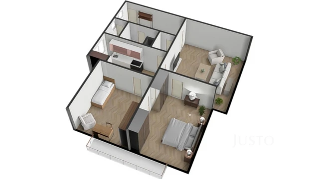 Prodej 3+1, 80 m² + balkón 5 m² + parkování
