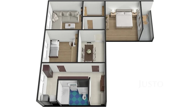 Prodej 3+1, 74 m² + balkón + jídelna, Strakonice - Sídliště 1. máje