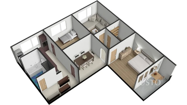Prodej 3+1, 74 m² + balkón + jídelna, Strakonice - Sídliště 1. máje