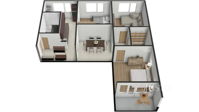 Prodej 3+1, 74 m² + balkón + jídelna, Strakonice - Sídliště 1. máje