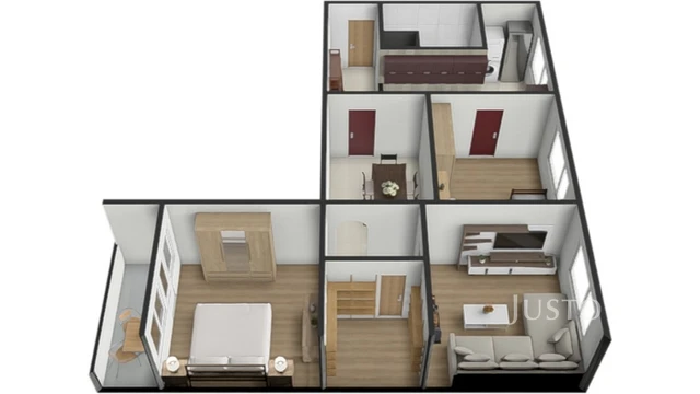 Prodej 3+1, 74 m² + balkón + jídelna, Strakonice - Sídliště 1. máje