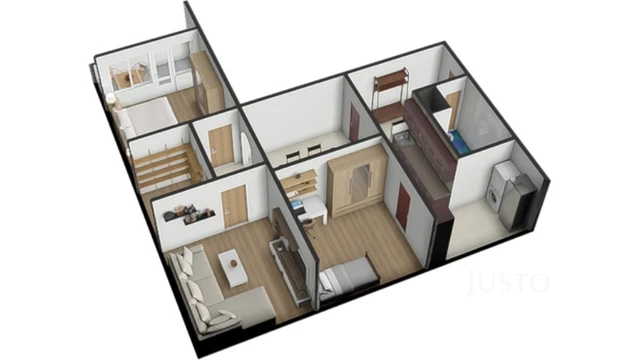 Prodej 3+1, 74 m² + balkón + jídelna, Strakonice - Sídliště 1. máje