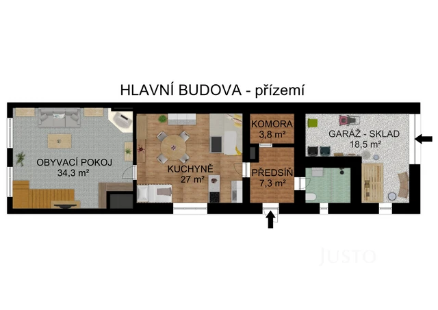 Prodej rodinného domu 156 m² s pozemkem 459 m²
