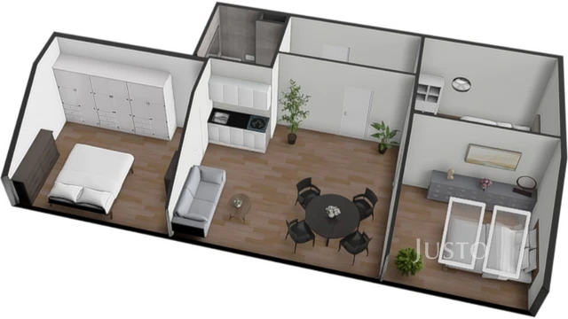 Prodej 4+kk, 71 m² + parkování, Písek - Pražská