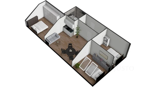 Prodej 4+kk, 71 m² + parkování, Písek - Pražská