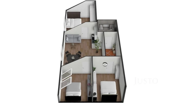 Prodej 4+kk, 71 m² + parkování, Písek - Pražská