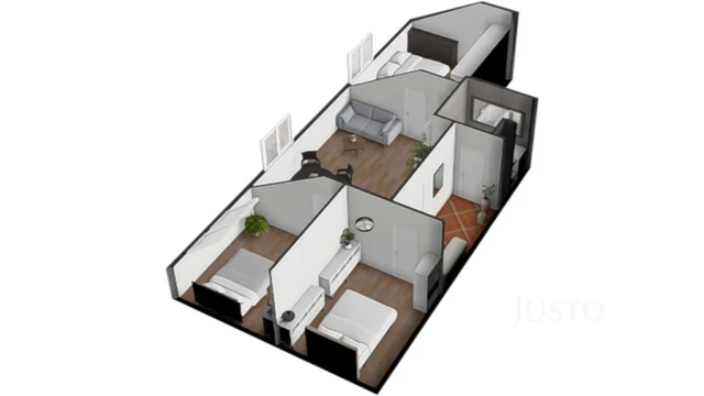 Prodej 4+kk, 71 m² + parkování, Písek - Pražská