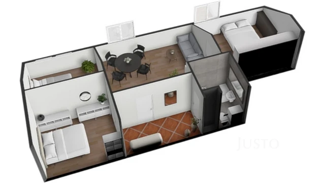 Prodej 4+kk, 71 m² + parkování, Písek - Pražská