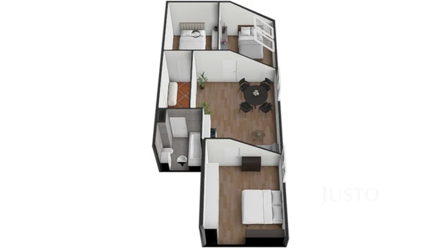 Prodej 4+kk, 71 m² + parkování, Písek - Pražská