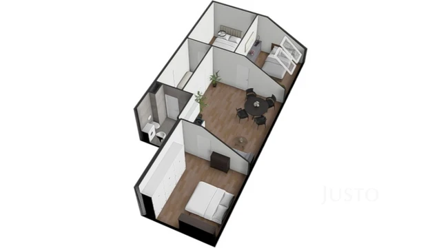 Prodej 4+kk, 71 m² + parkování, Písek - Pražská