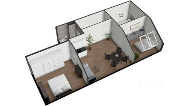 Prodej 4+kk, 71 m² + parkování, Písek - Pražská