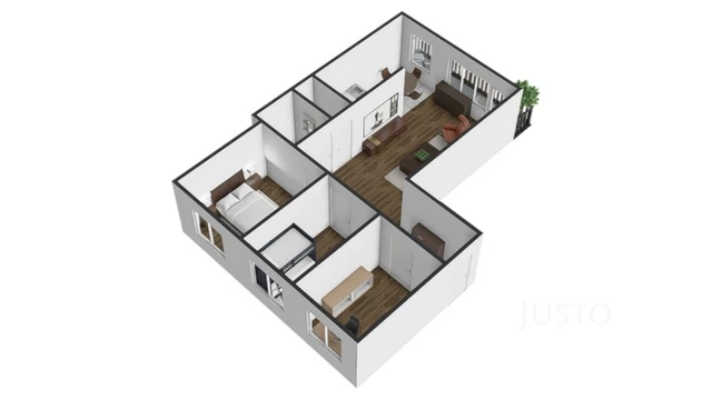 Prodej 4+kk 77 m² + lodžie 7 m²