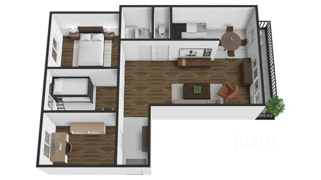 Prodej 4+kk 77 m² + lodžie 7 m²
