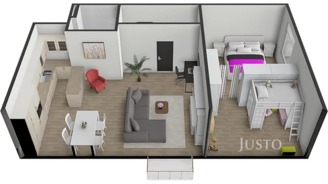 Prodej 2+kk 72 m² + balkón 3 m² + parkování