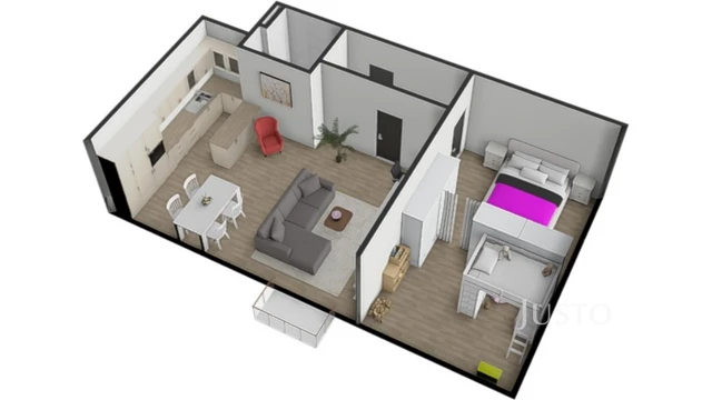 Prodej 2+kk 72 m² + balkón 3 m² + parkování