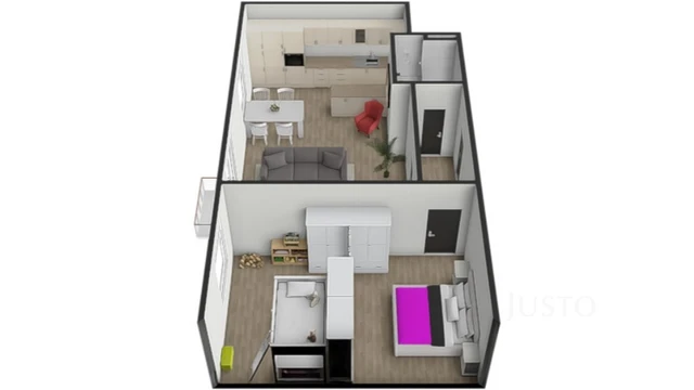 Prodej 2+kk 72 m² + balkón 3 m² + parkování
