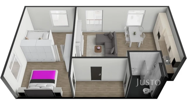 Prodej 2+kk 72 m² + balkón 3 m² + parkování
