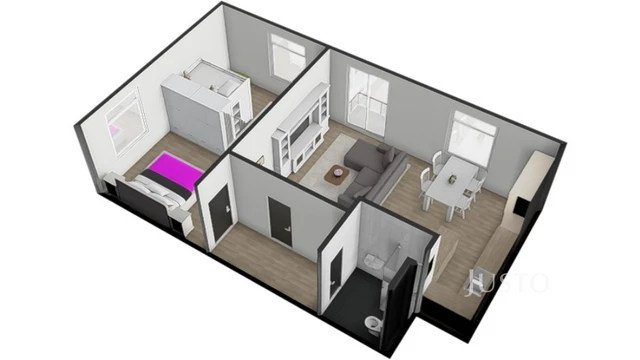 Prodej 2+kk 72 m² + balkón 3 m² + parkování