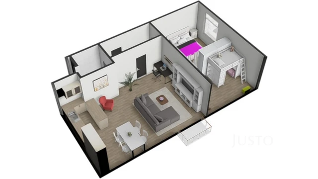 Prodej 2+kk 72 m² + balkón 3 m² + parkování