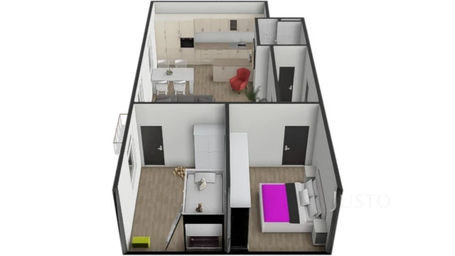 Prodej 2+kk 72 m² + balkón 3 m² + parkování