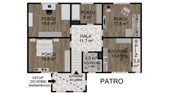 Prodej rodinného domu 98 m² s pozemkem 735 m²