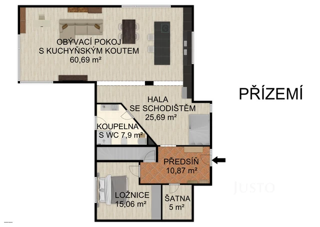 Prodej vily 279 m² s pozemkem 4657 m² + terasa