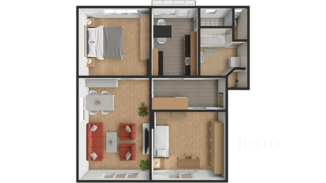 Prodej 3+1 72 m² + balkón + garáž