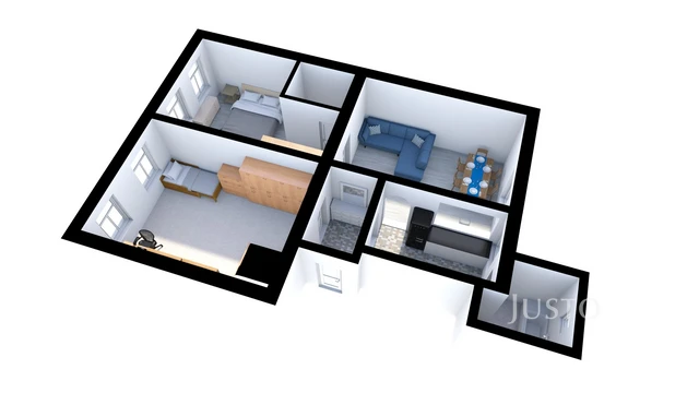 Prodej 3+kk 83 m² + parkování