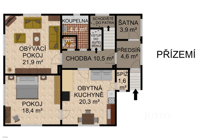 Prodej rodinného domu 243 m² s pozemkem 1633 m²