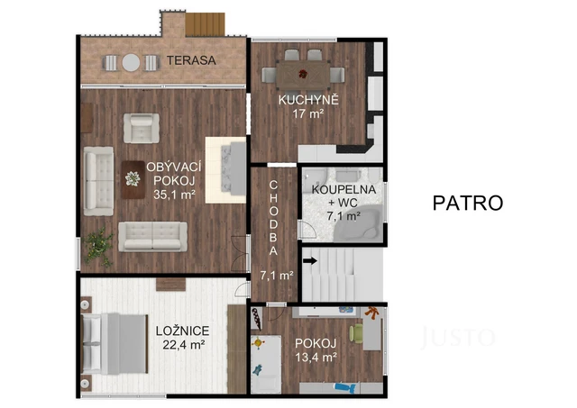 Prodej rodinného domu 322 m² s pozemkem 777 m²