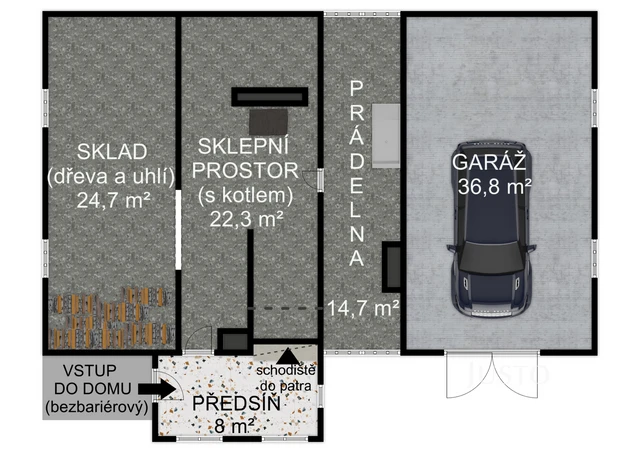 Prodej rodinného domu 98 m² s pozemkem 735 m²