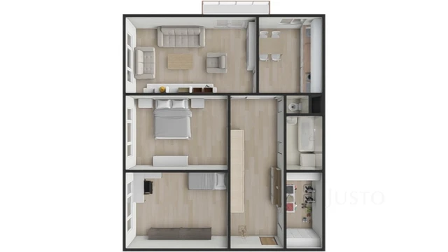 Prodej 3+1 90 m² + balkón 3 m² + parkování