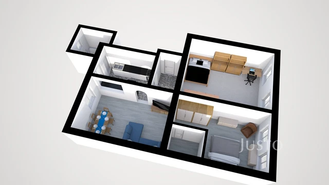 Prodej 3+kk 83 m² + parkování