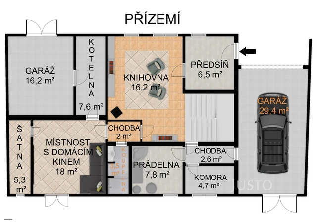 Prodej rodinného domu 278 m² s pozemkem 928 m² + terasa