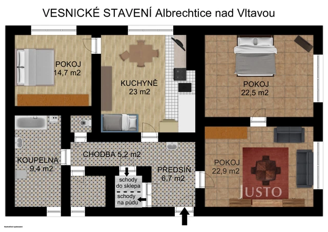 Prodej rodinného domu 295 m² s pozemkem 1648 m²