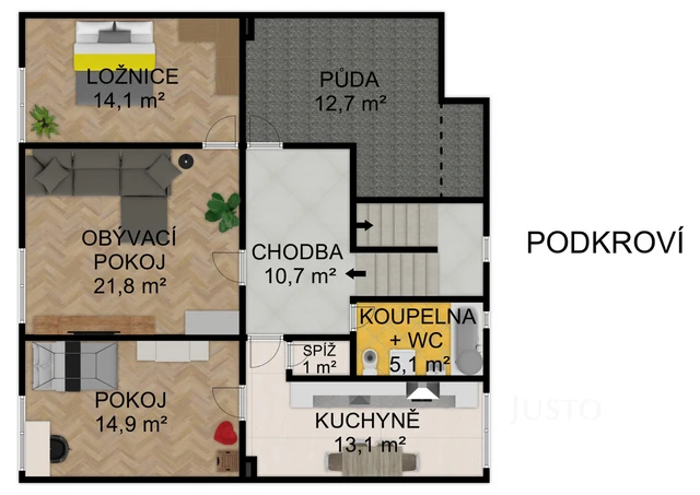 Prodej rodinného domu 231 m² s pozemkem 335 m²