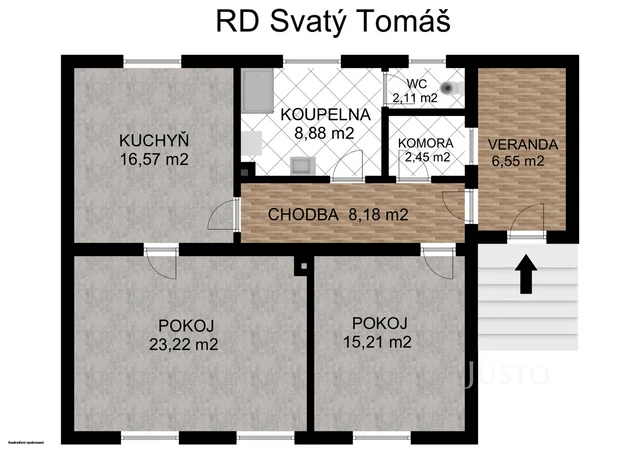 Prodej rodinného domu 84 m² s pozemkem 684 m²