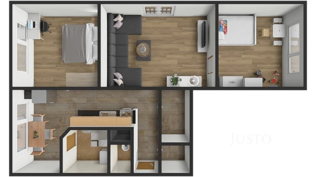 Prodej 3+1 63 m² + parkování