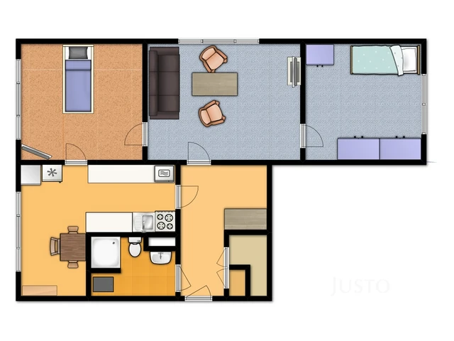 Prodej 3+1 63 m² + parkování