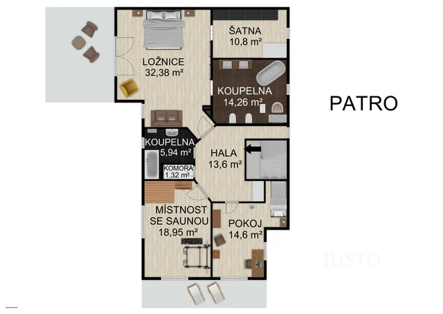 Prodej vily 279 m² s pozemkem 4657 m² + terasa