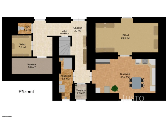 Prodej rodinného domu 210 m² s pozemkem 2912 m²
