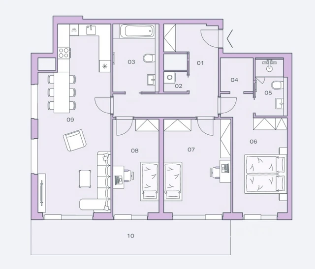 Prodej 4+kk 116 m² + balkón 19 m² + garáž